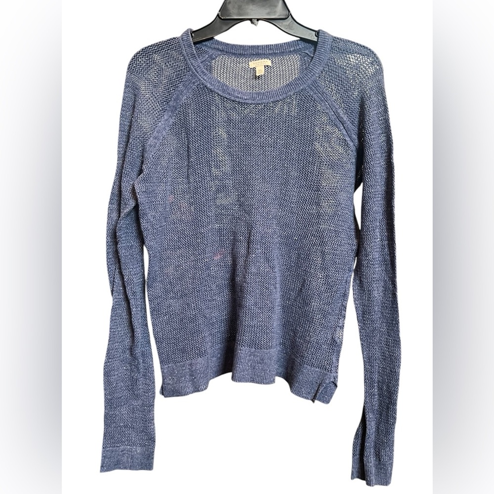 Light blue long sleeve Sweater 100% cotton